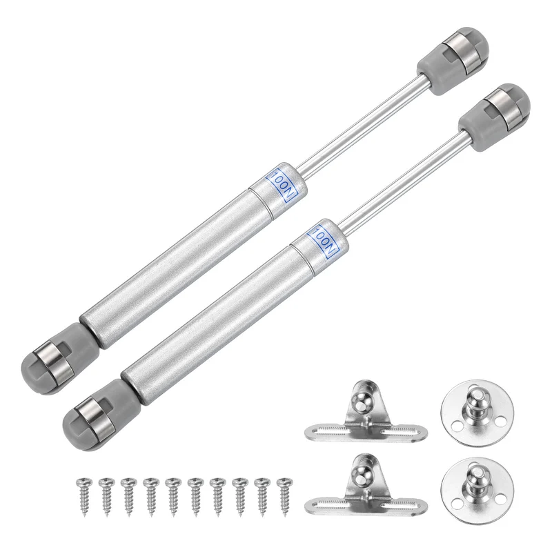 8 Inch 100N/22.5lb Gas Shock Strut Lift Support, (Silver, Set of 10)