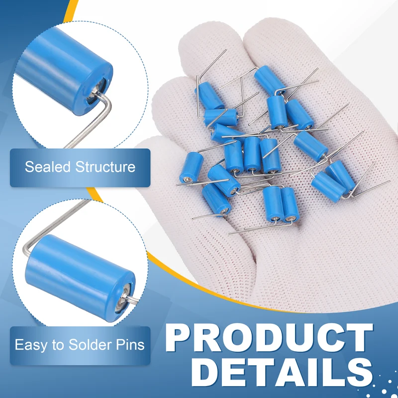 12Pcs SW-420 Vibration Sensor, 12V 20mA Vibration Switch Alarm Sensor, Blue