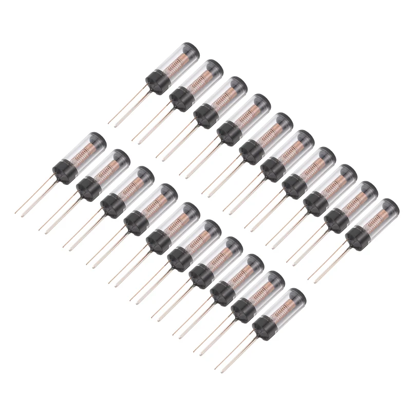 20Pcs SW-18030 12V 5mA High Sensitivity Spring Vibration Sensor, Clear
