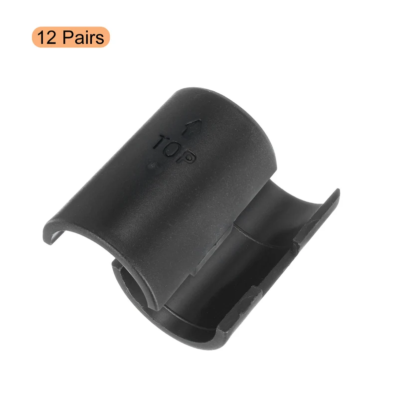 Wire Shelf Clips, 24pcs 1 Inch(25mm) Wire Shelving Lock Clips(12 Pairs)