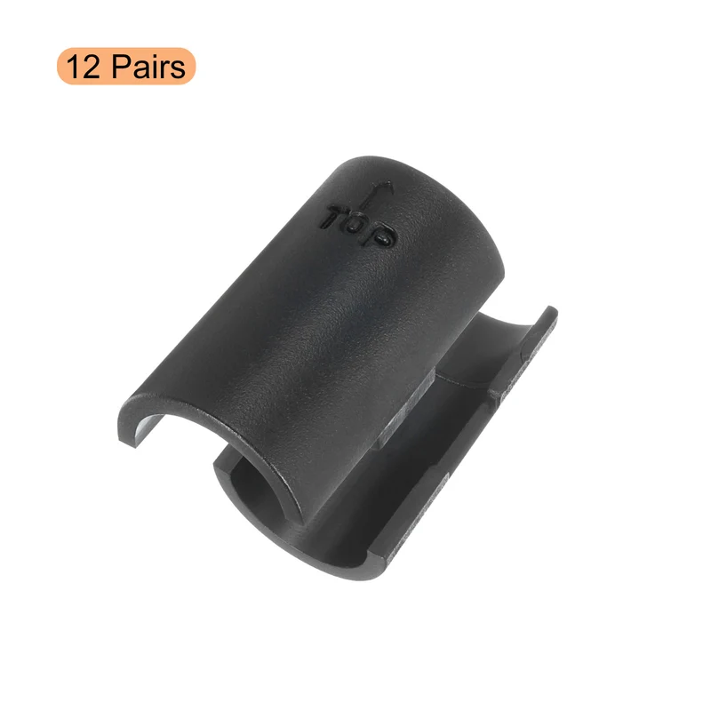 24pcs Wire Shelf Clips 5/8 Inch(16mm) Wire Shelving Lock Clips