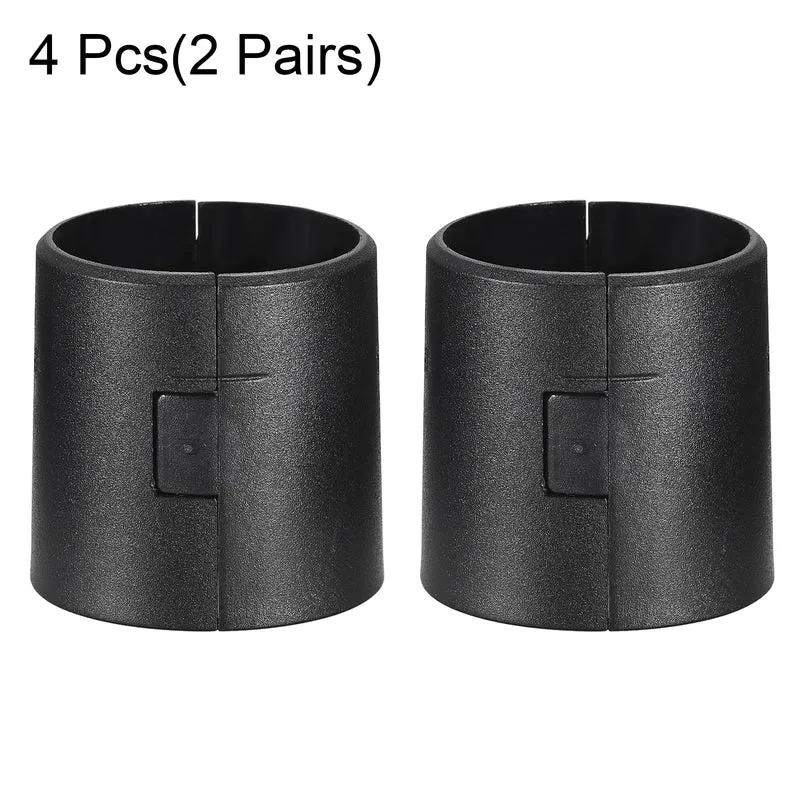 Wire Shelf Clips 1.5 Inch Wire Shelving Lock Clips Plastic 4 Pcs