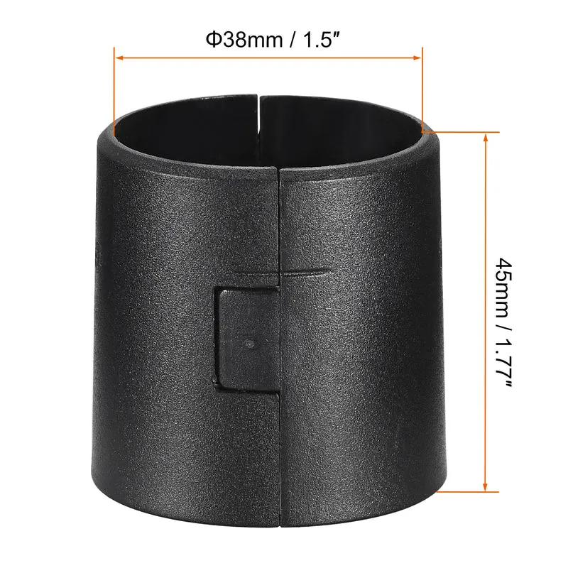 Wire Shelf Clips 1.5 Inch Wire Shelving Lock Clips Plastic 4 Pcs