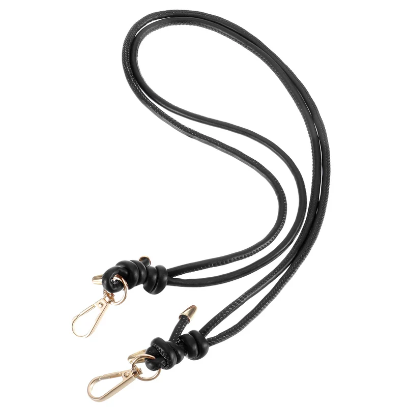 80cm/31.5" Leather Purse Replacement Strap for Handbag Crossbody Bag, Black