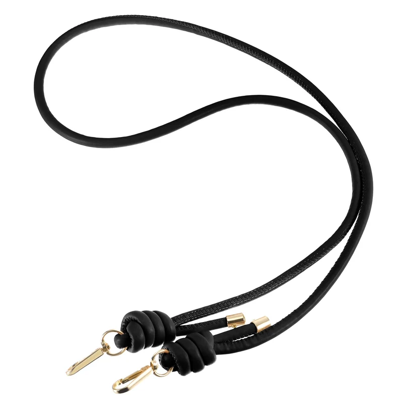 47.2" Leather Purse Replacement Strap for Handbag Crossbody Bag, Black