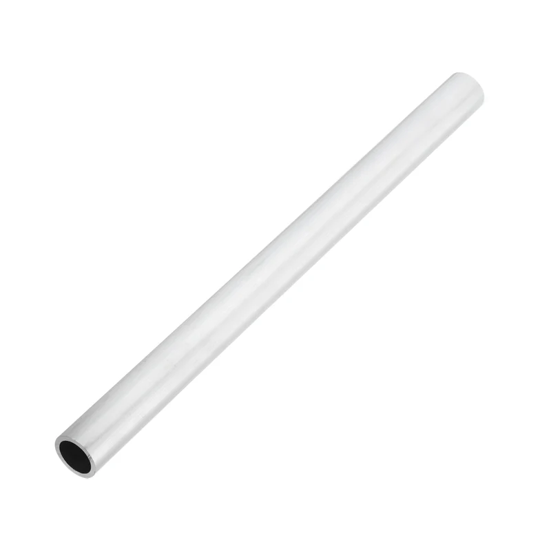 6063 Aluminum Tubing Round Tube 25mm ODx19mm ID 13"Metal Straight Pipe Silver
