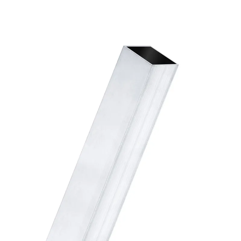 1Pcs 300mm 6063 Aluminum Square Tube, 15x15x1.5mm Straight Pipe Tubing for Frame