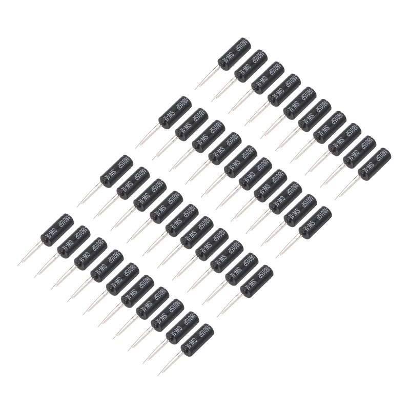 40Pcs SW-18015P 12V 0.2mA High Sensitivity Spring Vibration Sensor, Black