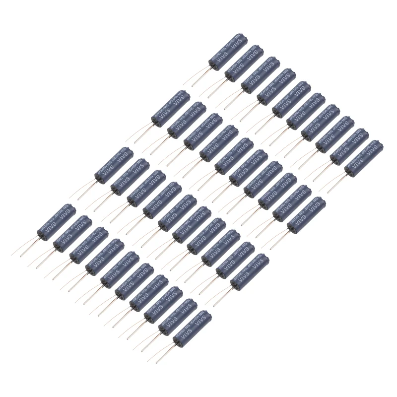 40Pcs SW-18010P 24V 0.2mA High Sensitivity Spring Vibration Sensor, Blue