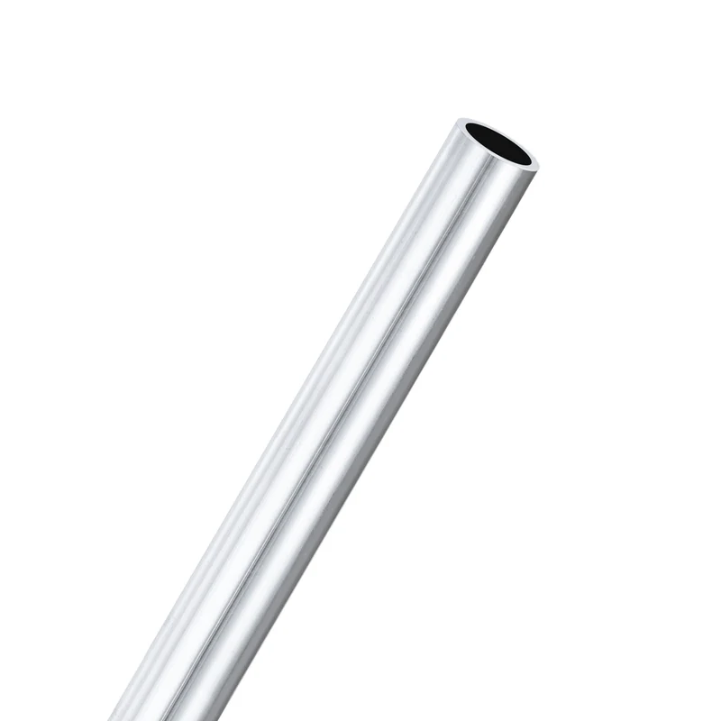 1-Pack 6063 Aluminum Round Tube, 8mmx10mm(IDxOD) 400mm Length Straight Tubing