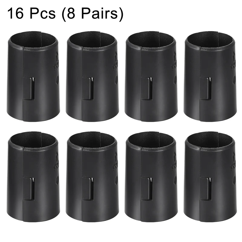 Wire Shelf Clips 1 Inch Wire Shelving Lock Clips Plastic for 16 Pcs