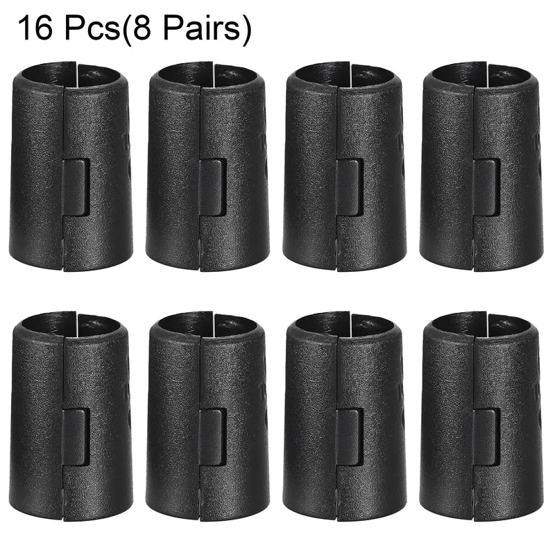 Wire Shelf Clips 3/4 Inch Wire Shelving Lock Clips Plastic 16 Pcs