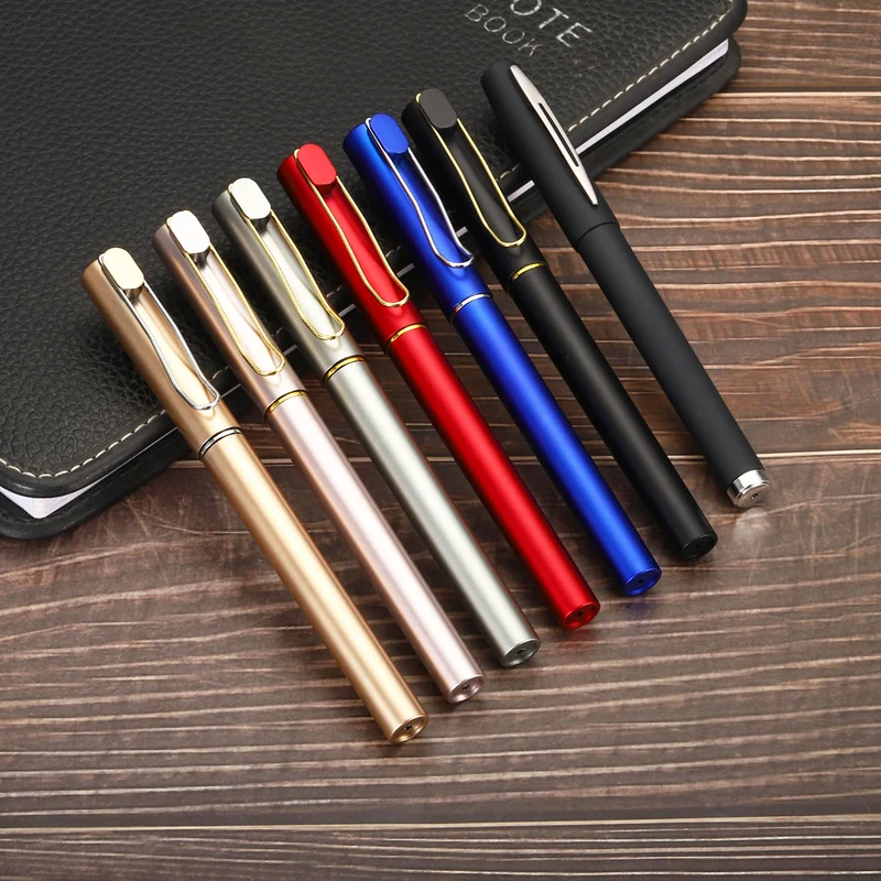 Black Ink Gel Pens, 20 Pack Roller Ball Pens 0.5mm Fine Point Smooth Writing Office Supplies with Cap, Black
