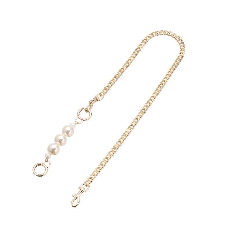 75cm/29.5" Pearl Purse Chain Strap Handbag Replacement Straps Extender, Gold