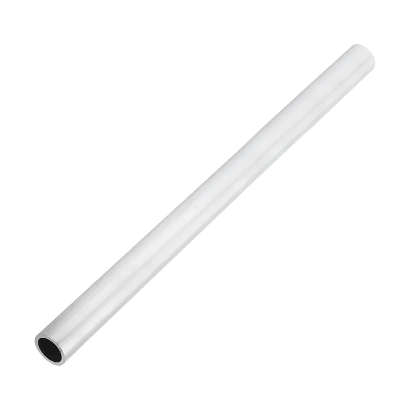 6063 Aluminum Tubing Round Tube 23mm ODx18mm ID 13"Metal Straight Pipe Silver