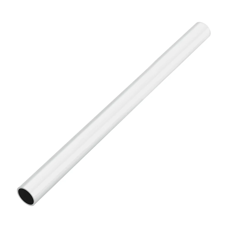6063 Aluminum Tubing Round Tube 20mm ODx17mm ID 13"Metal Straight Pipe Silver