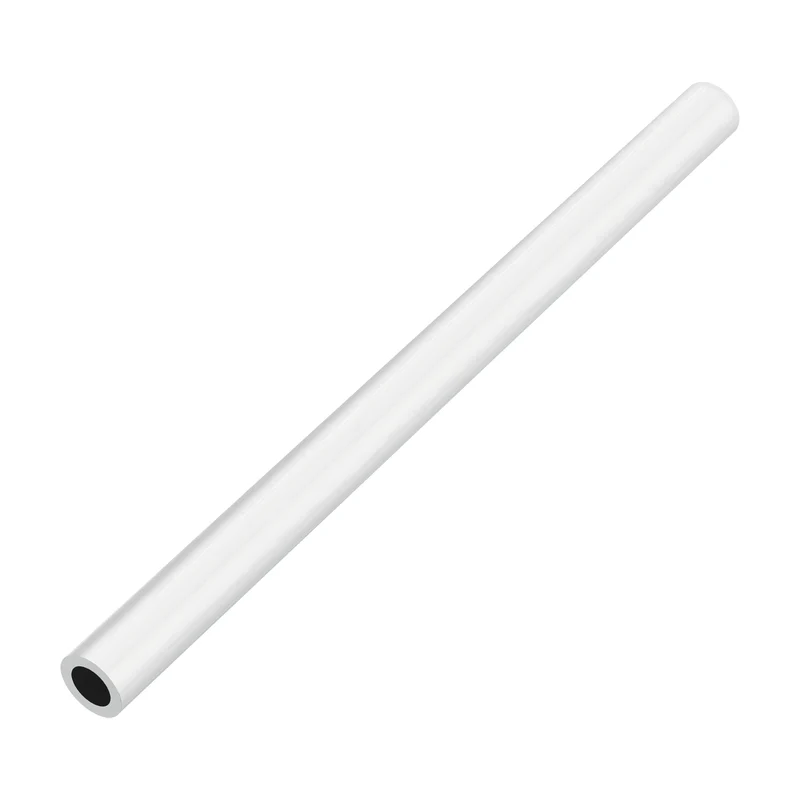 6063 Aluminum Tubing Round Tube 25mm ODx15mm ID 13"Metal Straight Pipe Silver