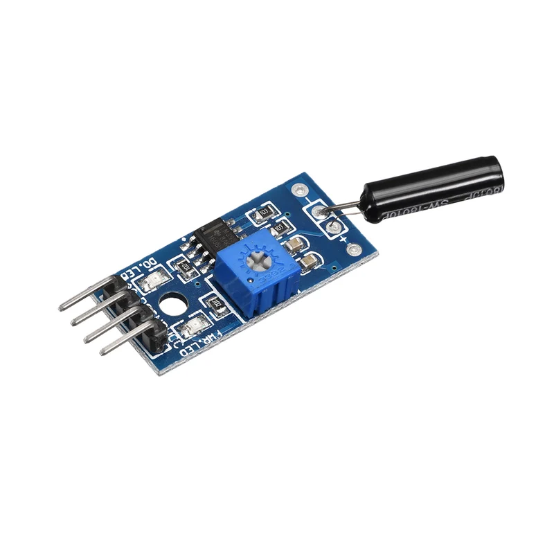 High Sensitive Vibration Switch Sensor Module SW-18010P Normally Open Alarm Sensor Module for Arduino