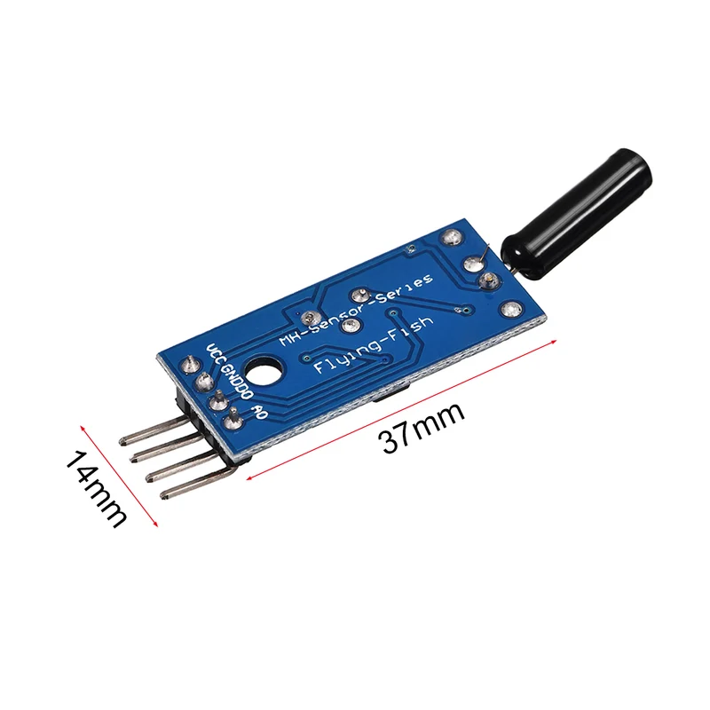 High Sensitive Vibration Switch Sensor Module SW-18010P Normally Open Alarm Sensor Module for Arduino
