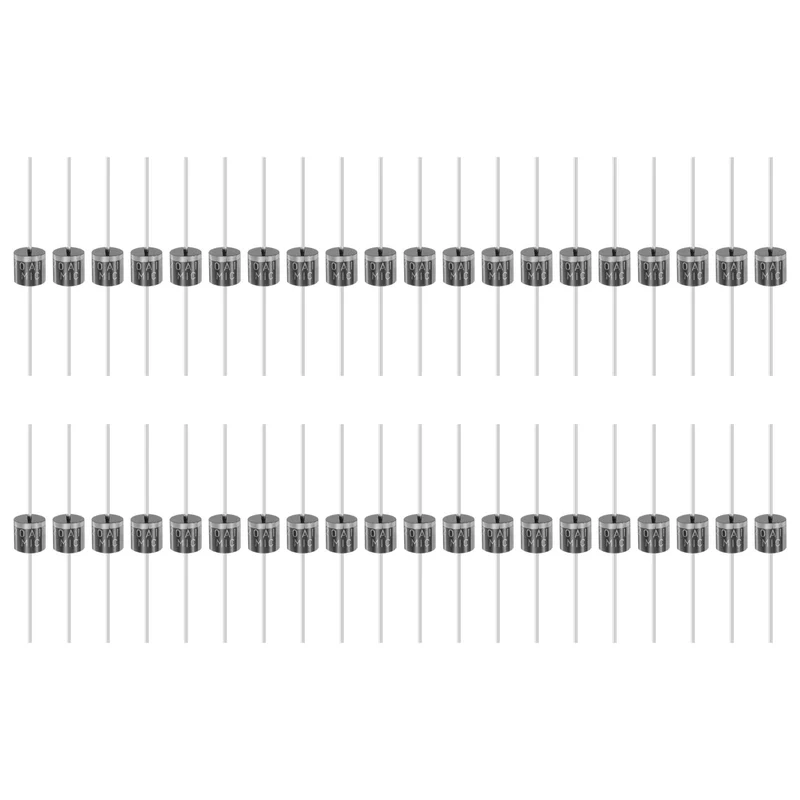 100 Pcs 20A10 Rectifier Diode, 10A 1000V R-6 Electronic Silicon Diodes