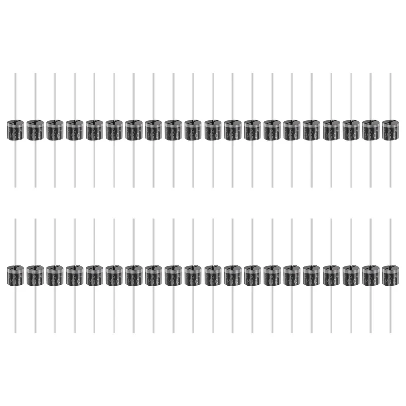 100 Pcs 6A4 Rectifier Diode, 6A 400V R-6 Electronic Silicon Diodes