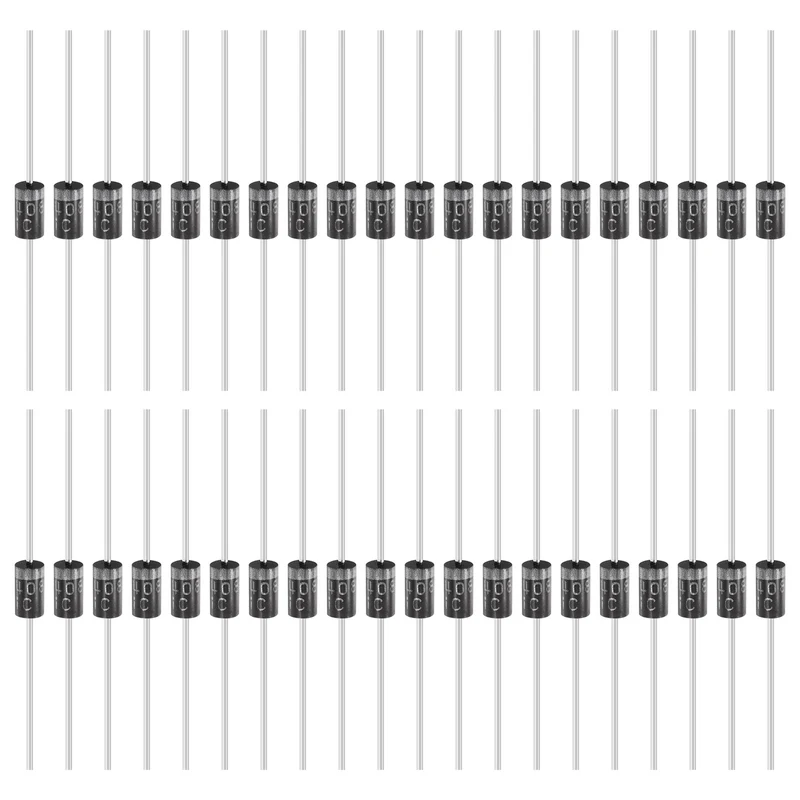 100 Pcs 1N5408 Rectifier Diode, 3A 1000V DO-27 Electronic Silicon Diodes