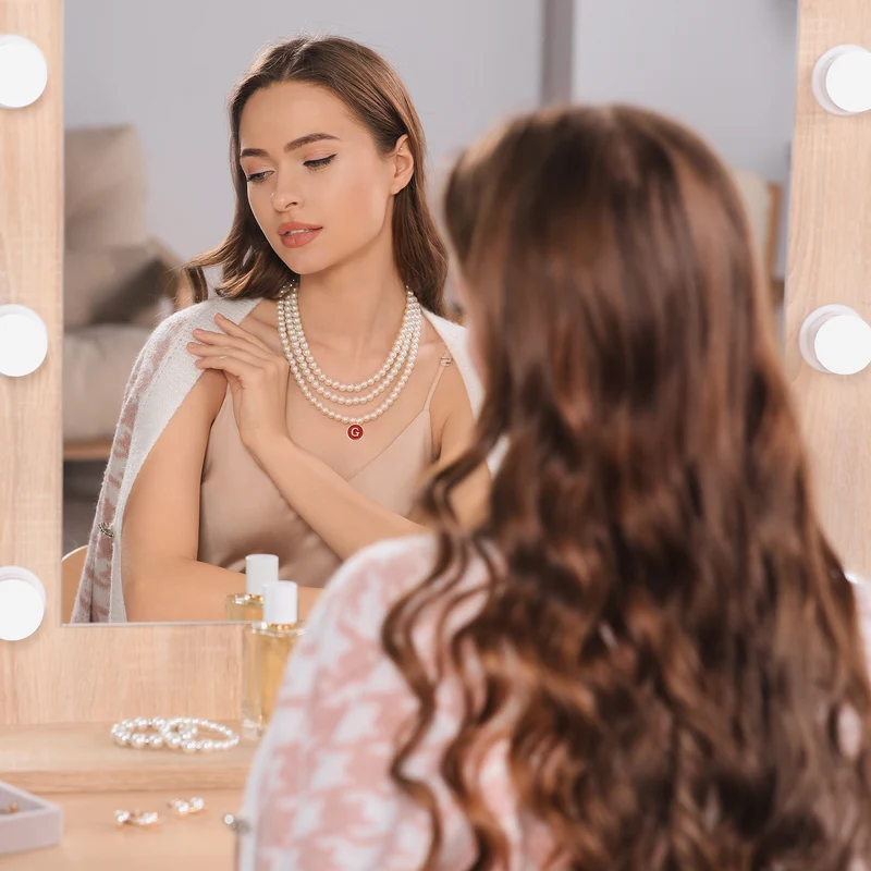 Letter Charm Z, 60Pcs Double Sided Alphabet Initial Charm Pendants Beads Purple
