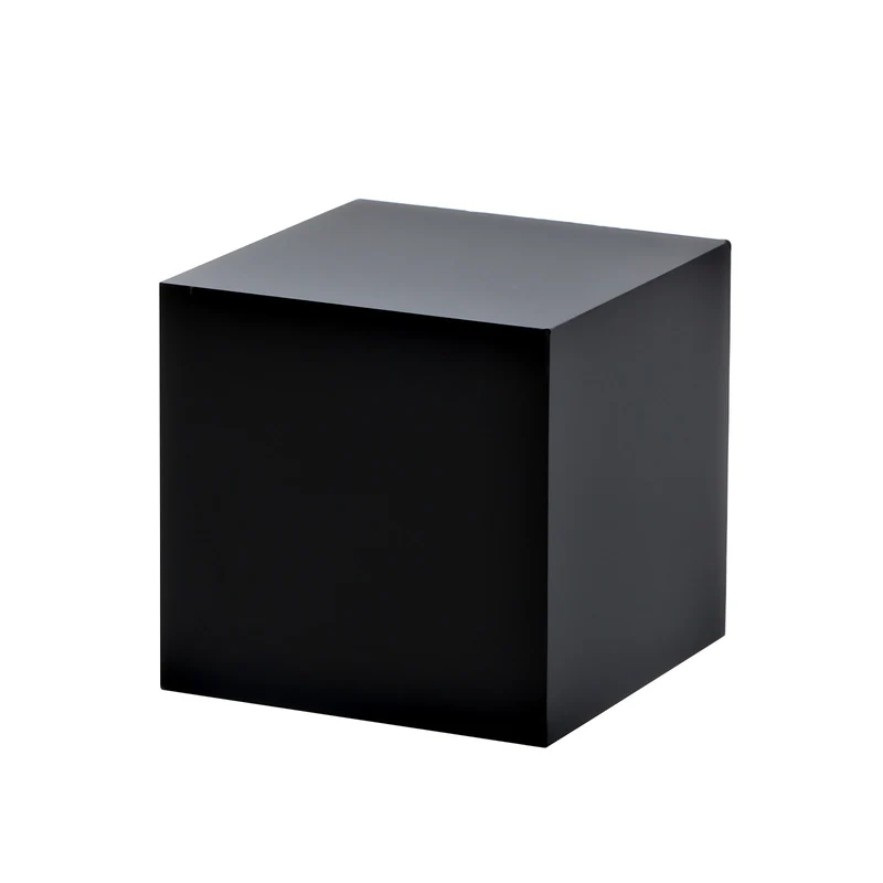 1.5" x 1.5" x 1.5" Jewelry Display Riser Acrylic Cube Display Stand Black