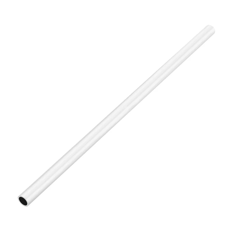 6063 Aluminum Tubing Round Tube 15mm ODx12mm ID 13"Metal Straight Pipe Silver