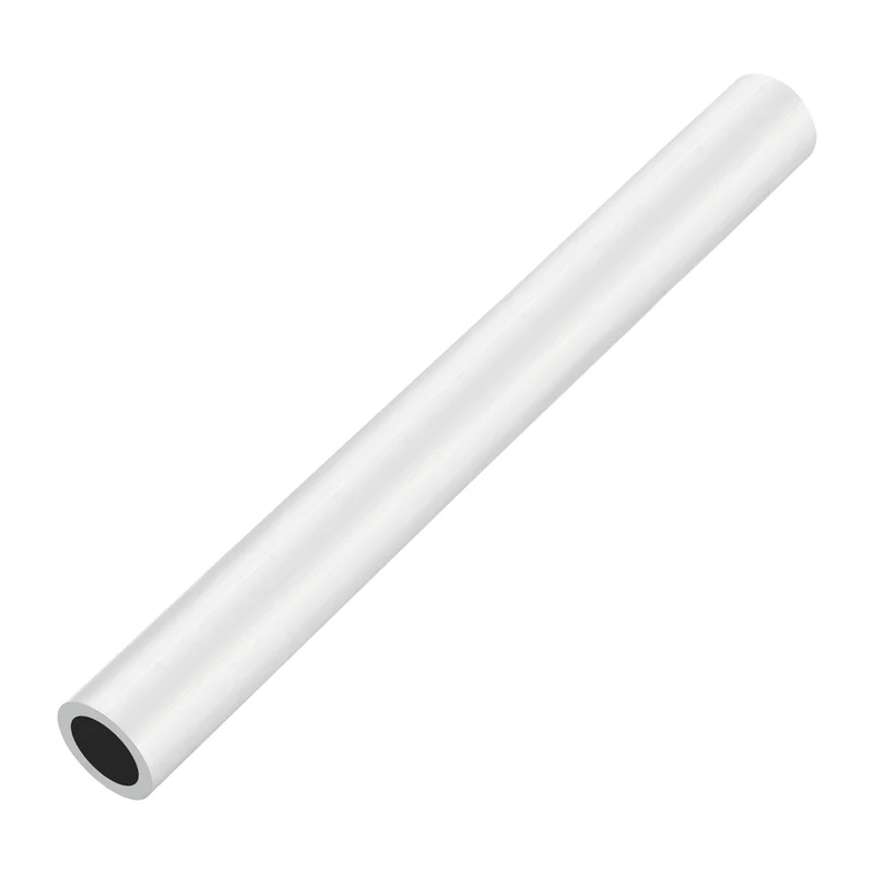 6063 Aluminum Tubing Round Tube 40mm ODx34mm ID Metal Straight Pipe Silver