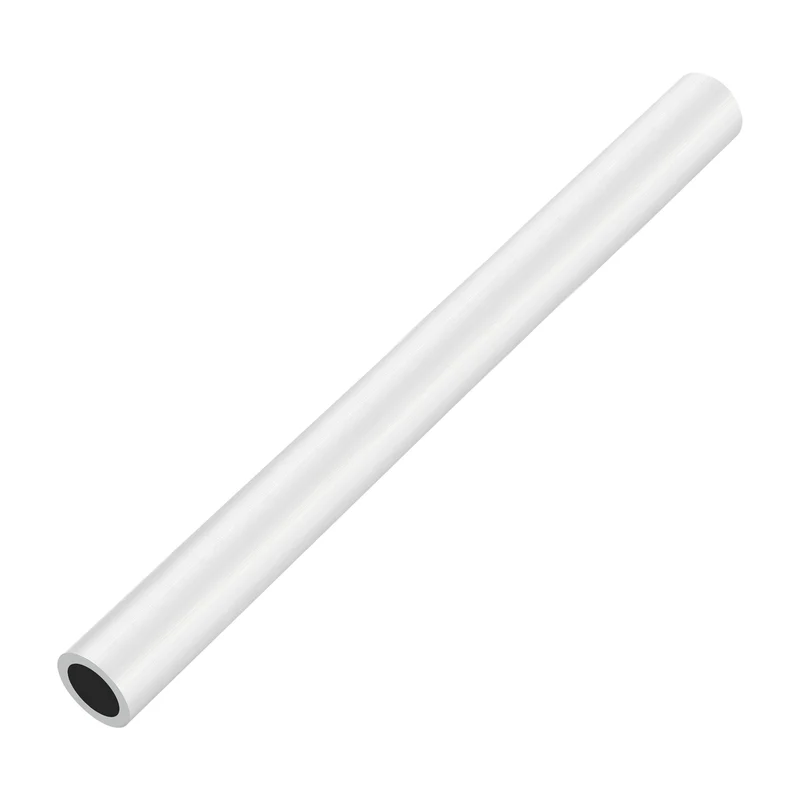 6063 Aluminum Tubing Round Tube 34mm ODx28mm ID Metal Straight Pipe Silver