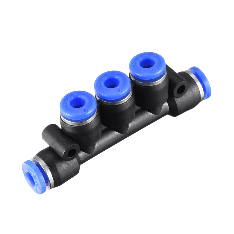 Plastic Inline Manifold Union Push to Connect Tube Fittings Push Lock