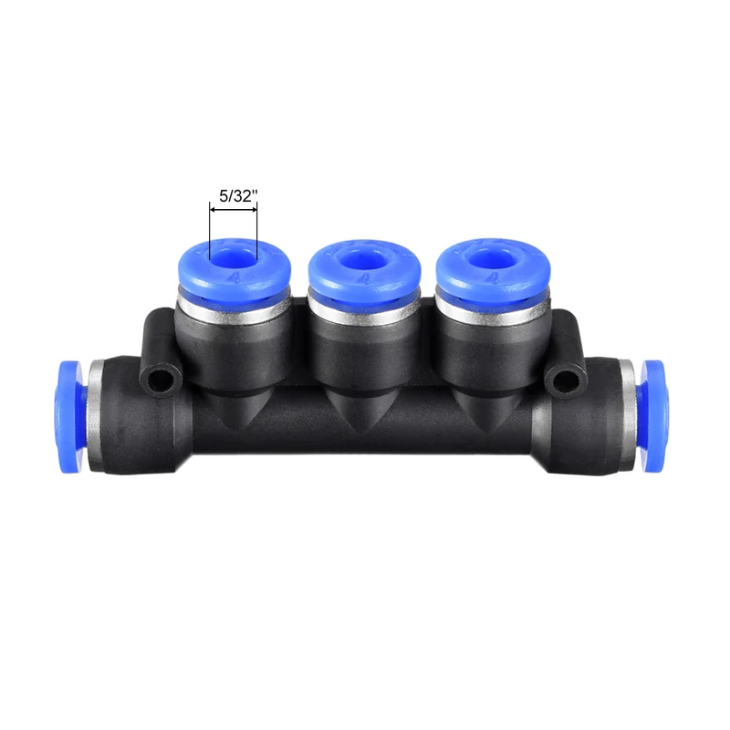 Plastic Inline Manifold Union Push to Connect Tube Fittings Push Lock