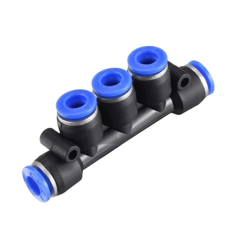 Plastic Inline Manifold Union Push to Connect Tube Fittings Push Lock