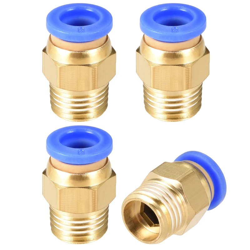 Straight Pneumatic Push to Quick Connect Fittings Tube OD