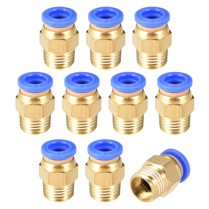 Straight Pneumatic Push to Quick Connect Fittings Tube OD