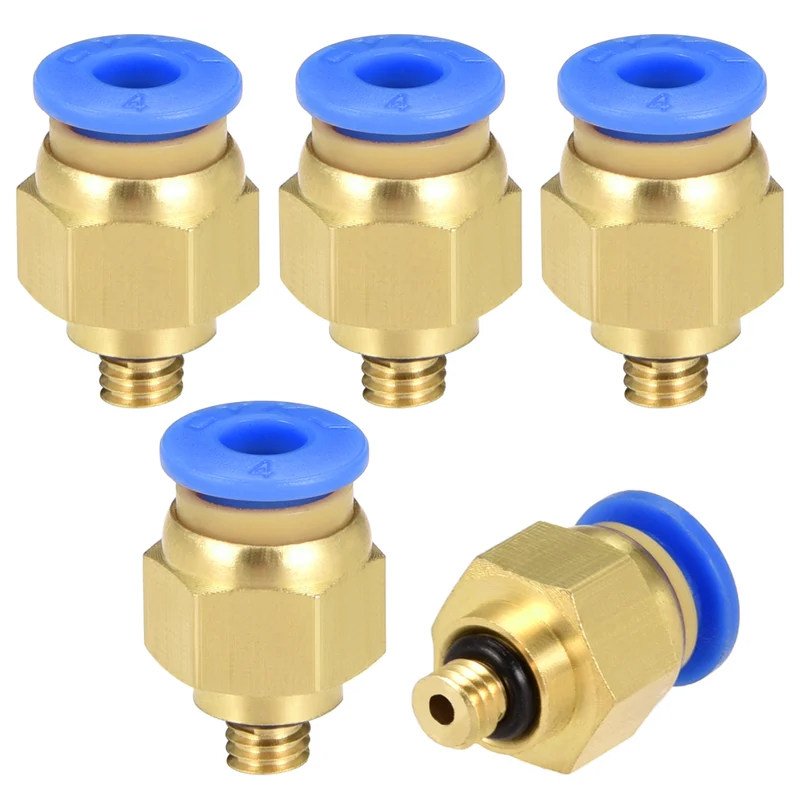 Straight Pneumatic Push to Quick Connect Fittings Tube