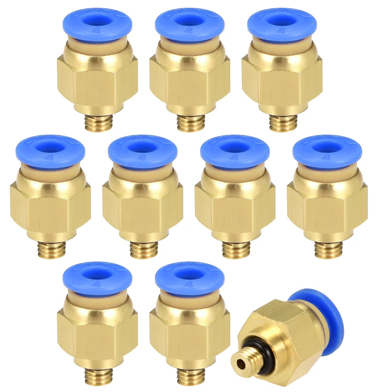 Straight Pneumatic Push to Quick Connect Fittings Tube