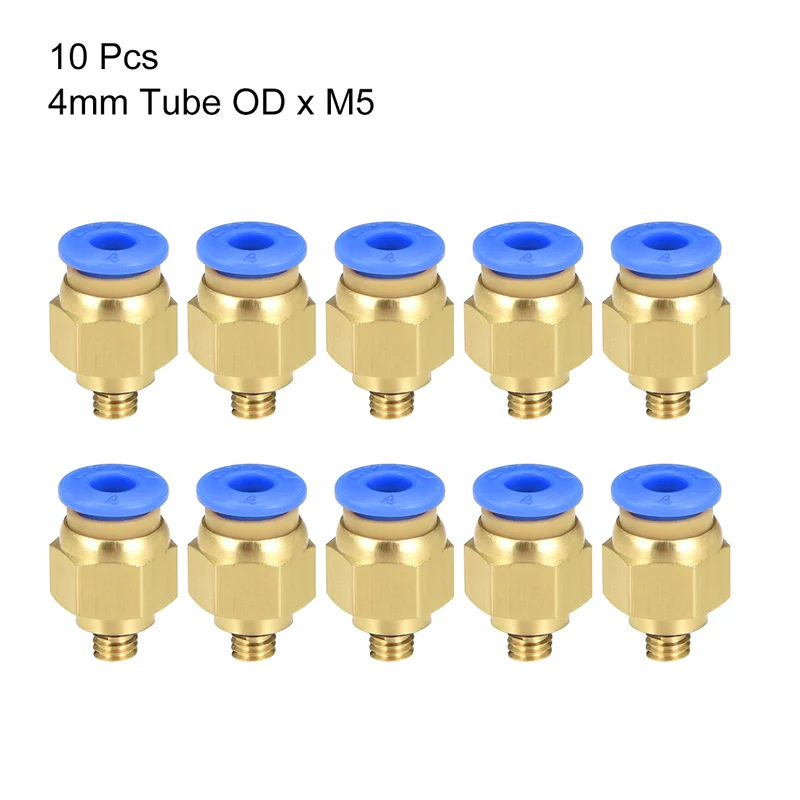 Straight Pneumatic Push to Quick Connect Fittings Tube