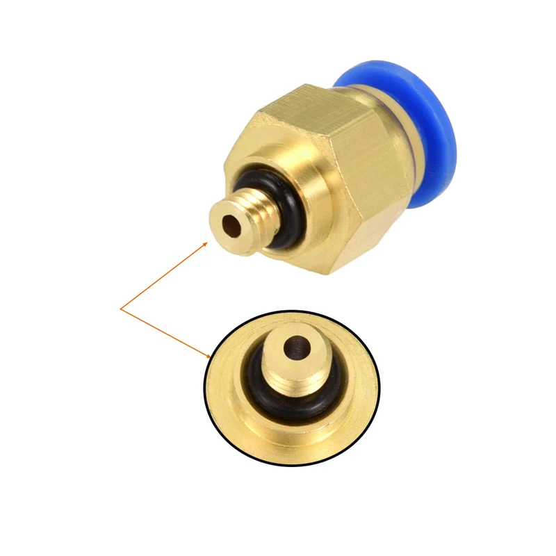 Straight Pneumatic Push to Quick Connect Fittings Tube