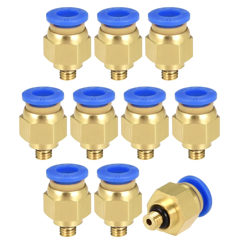 Straight Pneumatic Push to Quick Connect Fittings Tube