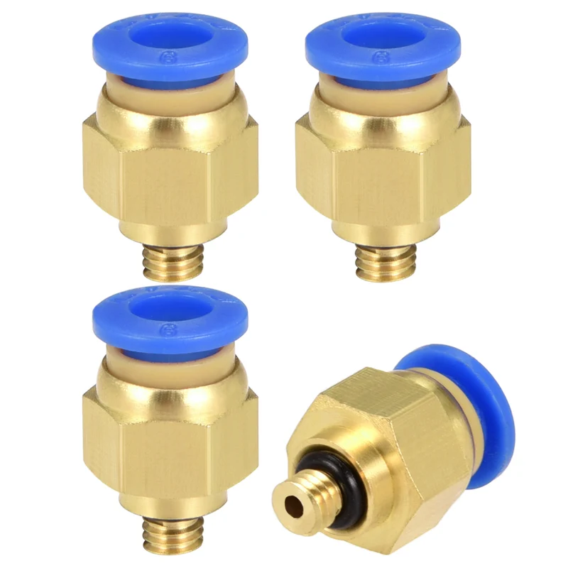 Straight Pneumatic Push to Quick Connect Fittings Tube