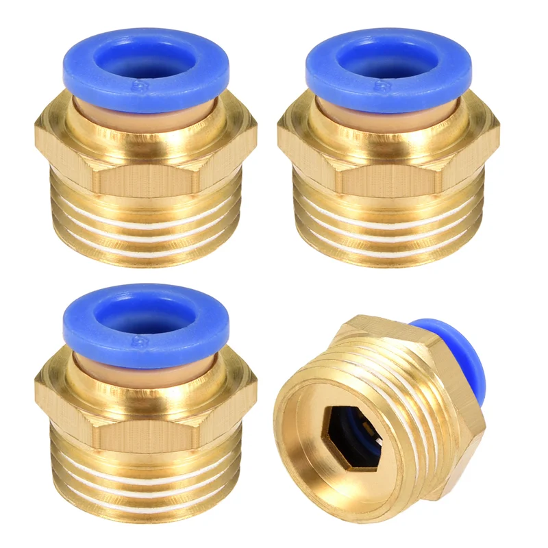 Straight Pneumatic Push to Quick Connect Fitting