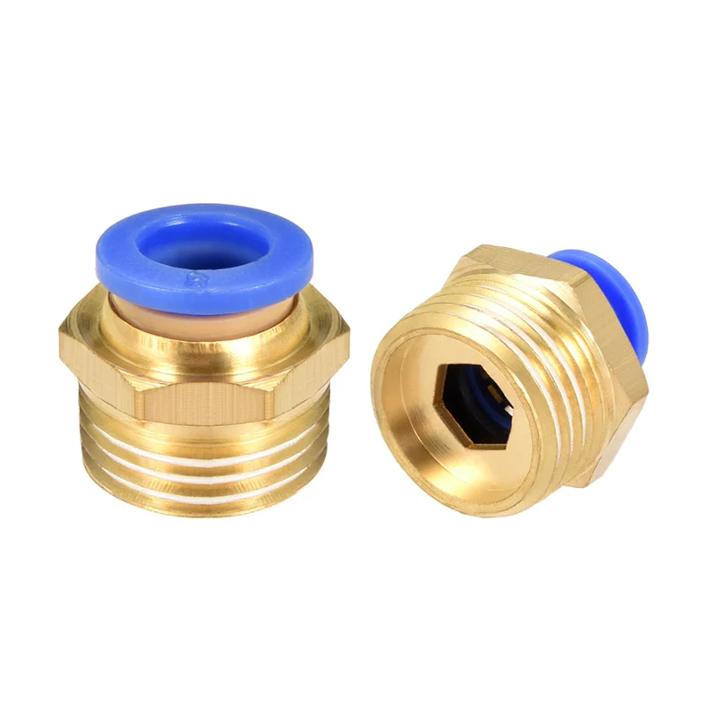 Straight Pneumatic Push to Quick Connect Fitting