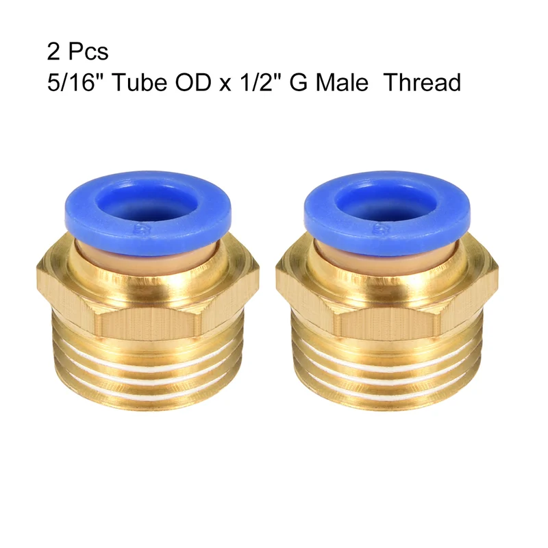 Straight Pneumatic Push to Quick Connect Fitting