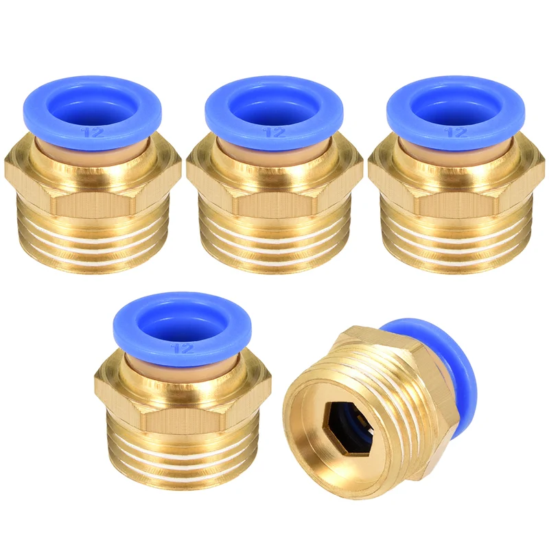 Straight Pneumatic Push to Quick Connect Fitting