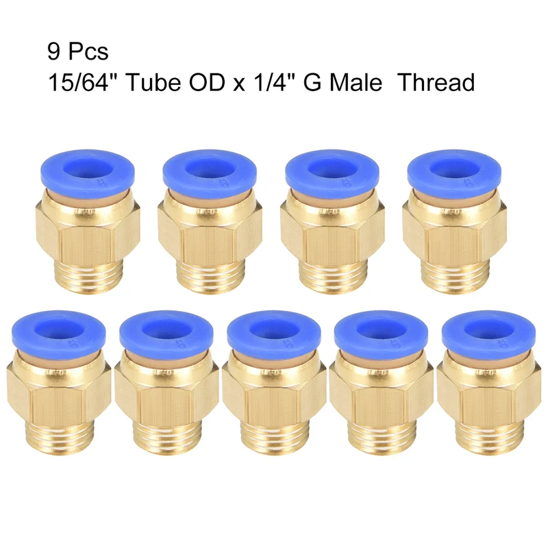 Male Straight Thread Push in Joint Pneumatic Fitting Quick Fitting