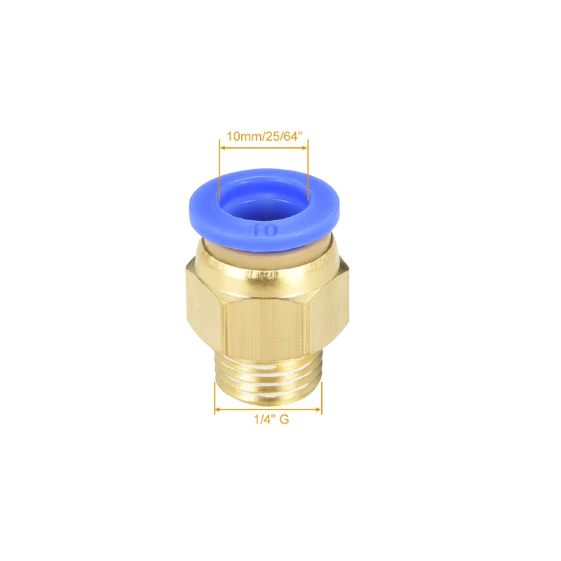 Male Straight Thread Push in Joint Pneumatic Fitting Quick Fitting