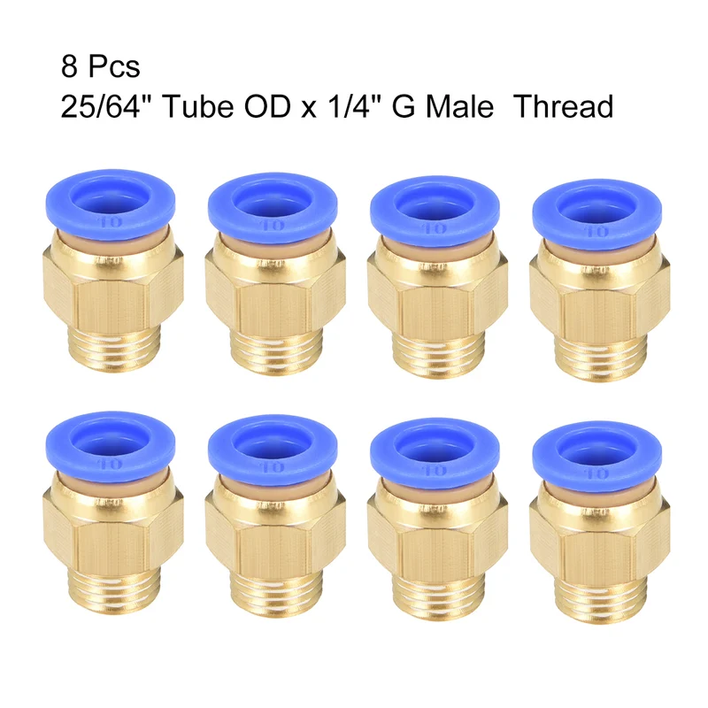 Male Straight Thread Push in Joint Pneumatic Fitting Quick Fitting