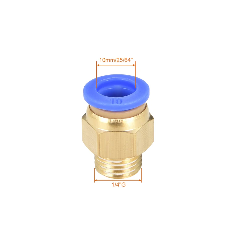 Male Straight Thread Push in Joint Pneumatic Fitting Quick Fitting